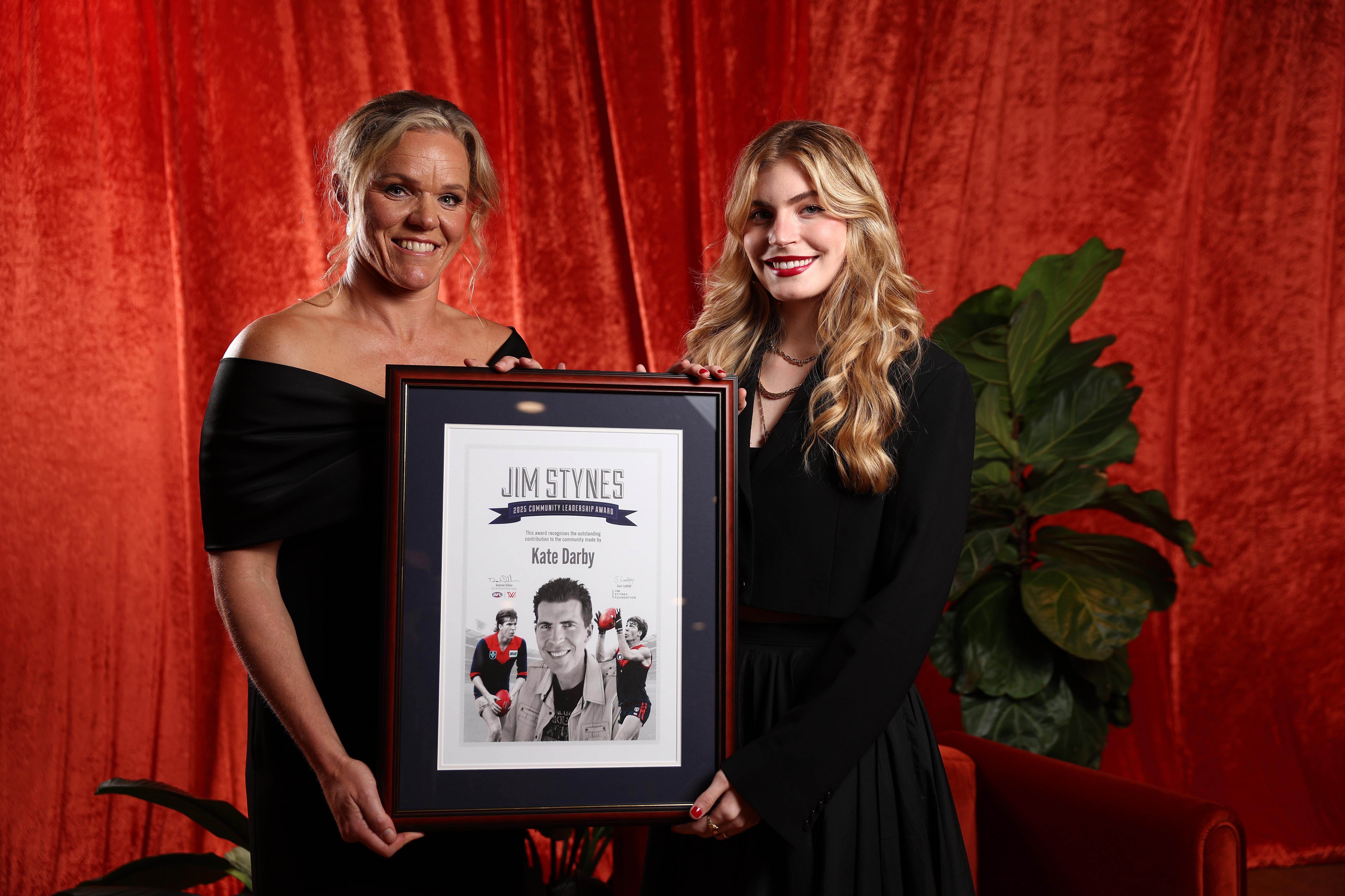 Kate Darby recipient of 2025 AFLW Jim Stynes Community Leadership Award